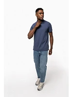 Kariban K 239 Pánské elastické piqué polo 20.K239 navy