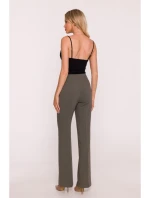 S418 Kalhoty s laclem - khaki barva