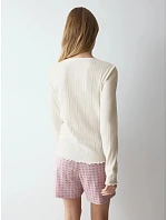 Versatile Rib Top LSL - Silk White - TRIUMPH Silk White - TRIUMPH Versatile Rib Top LSL - Silk White - TRIUMPH Silk White - TRIUMPH