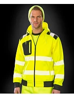Result R 503X Bezpečnostní mikina s kapucí 30.503X fluorescent yellow/black