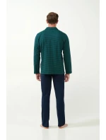 Vamp - Pyžamo s knoflíky a geometrickým potiskem 21602 - Vamp