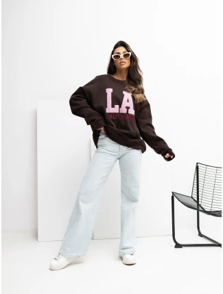 Mikina RV BL A1035.13 tmavě hnědá