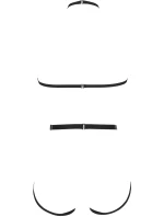 Sexy postroj V-9866 černá - Axami