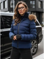 Dámská prošívaná zimní bunda VERSES navy blue FashionStreet TY4039