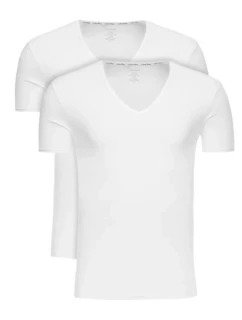 Calvin Klein Košile s výstřihem do V Slim Fit M 000NB1089A