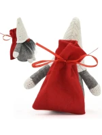 Dekorativní marshmallow s dárkovým sáčkem 15CM červené dětské