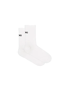 Cyklistické ponožky POC Cadence Road Socks, bílé