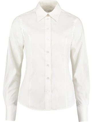 Kustom Kit KK 702 (6-24) Halenka Oxford s dlouhým rukávem 43.0702 white
