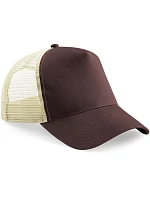 Beechfield B 640 5 panelová Trucker kšiltovka 53.0640 chocolate/caramel