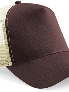 Beechfield B 640 5 panelová Trucker kšiltovka 53.0640 chocolate/caramel