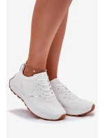 Dámské Tenisky Na Platformě Big Star RR274487 Hi-Poly System Bílé