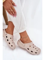 Dámské Pěnové Pantofle Béžové LEMIGO 806