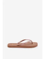 Dámské Japonské Pantofle Světle Hnědé 4FMM00FFLIF018-82S