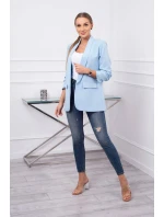 Sako s klopami elegantní modré