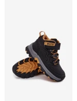 Dětské Sněhulové Boty Na Suchý Zip Big Star SS374013 Černé Dětské Sněhulové Boty Na Suchý Zip Big Star SS374013 Černé