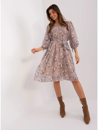 LK SK 509388 šaty.88 tmavě lila LK SK 509388 šaty.88 tmavě lila