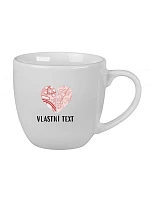 Personalizovaný keramický hrníček 400 ml - Dvě místa, jedno srdce Personalizovaný keramický hrníček 400 ml - Dvě místa, jedno srdce