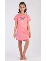 Dětská noční košile s krátkým rukávem Motýl