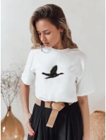 Dámské tričko BRILD ecru FashionStreet RY2529