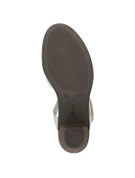 Kožené pohodlné sandály Rieker W RKR650 white Kožené pohodlné sandály Rieker W RKR650 white