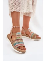Dámské Sandály S Pletením Multikolor Jelana