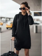 Dámská oversize dlouhá mikina TIMMY černá FashionStreet EY1931