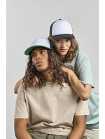 Atlantis Headwear Rapper-S 5 panelová Trucker kšiltovka 33.0262 white/black/green