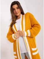 Cardigan BA SW 0291 1.56P tmavě žlutá Cardigan BA SW 0291 1.56P tmavě žlutá