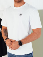 Pánské tričko s potiskem bílé Dstreet RX5442