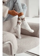 Dámské froté ponožky Skvrnitá mašle 0118.014