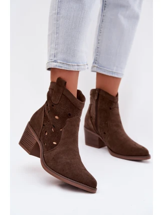 Boty na podpatku  model 223850 Step in style