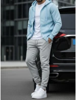 Pánská mikina s kapucí modrá FashionStreet BX4246