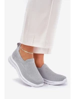 Dámské Textilní Tenisky Šedé Adiora