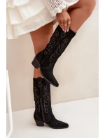 Kozačky na podpatku model 222538 Step in style Kozačky na podpatku model 222538 Step in style