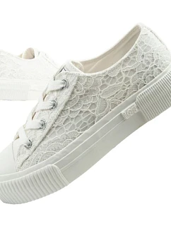 Lee dámské sportovní boty Isla trainers white platform lace-up dámské
