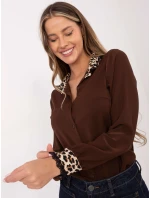 MI košile KS 4225.35 hnědá