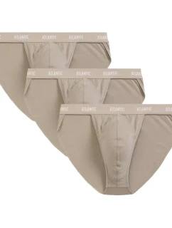 Pánská tanga 3 pack 1582 beige - Atlantic
