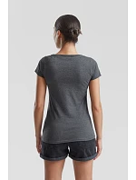 Fruit of the Loom Lady-Fit Valueweight T Dámské tričko 16.1372 heather grey