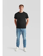 Fruit of the Loom Iconic 195 T Pánské těžké tričko 16.1422 black