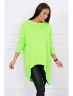Oversize halenka zelená neonová Oversize halenka zelená neonová