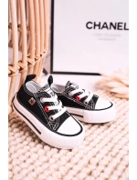 Dětské Klasické Tenisky Nízké BIG STAR HH374194 Černé