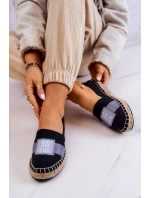 Dámské slip-on espadrilky Big Star JJ274963 Černá