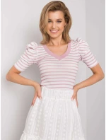 Halenka FN BZ 4591.06P bílo-růžová