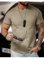 Pánské tričko 278060 khaki - Ola Voga