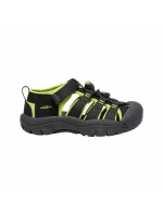 Keen Newport H2 Black/Lime green dětské trekové sandály na léto (1009942)