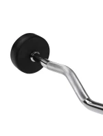 HMS GSL15 pevná činka / pogumovaná zlomená tyč 15 kg HMS GSL15 pevná činka / pogumovaná zlomená tyč 15 kg