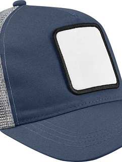 Beechfield B 636 5 Panelová trucker kšiltovka s nášivkou 53.0636 slate blue/light grey
