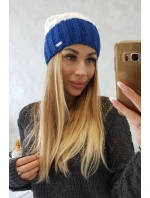 Paris fleecová čepice K212 ecru+chabra Paris fleecová čepice K212 ecru+chabra