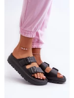 Dámské Pěnové Žabky Na Platformě Černé Melorea