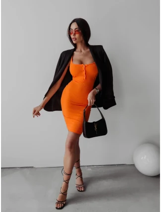 Dámské šaty 279133 pomerančové - Ola Voga Dámské šaty 279133 pomerančové - Ola Voga